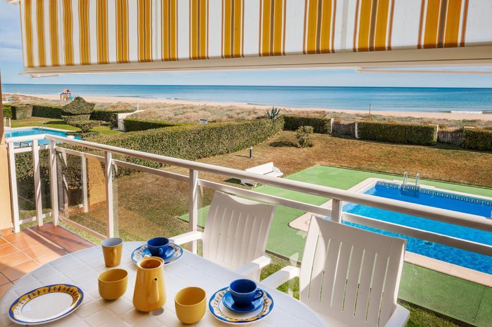 Apartamento Nat En Primera Linea De Playa Playa De Xeraco Buitenkant foto