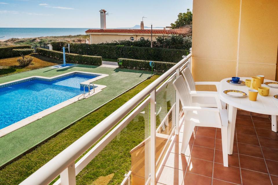 Apartamento Nat En Primera Linea De Playa Playa De Xeraco Buitenkant foto